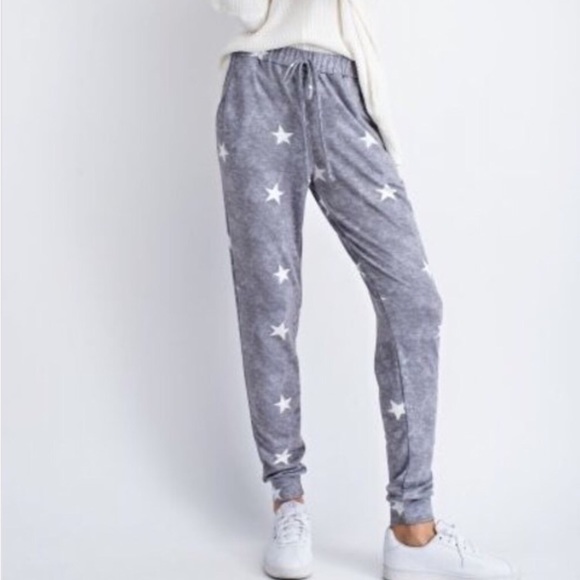 ‼️SALE‼️LAST 1💗⭐️💕French Terry Star Jogger! - Picture 5 of 5